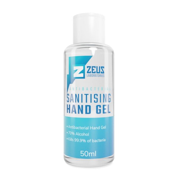 zeus laboratories sanitising hand gel 50ml