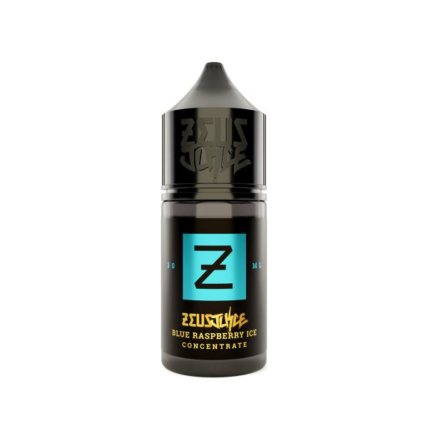 blue raspberry ice zeus juice 30ml concentrate white