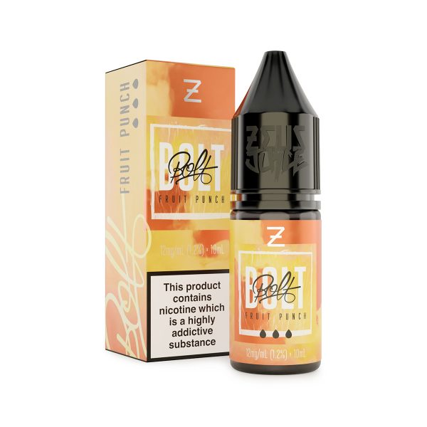 fruit punch bolt 12mg 10ml freebase white
