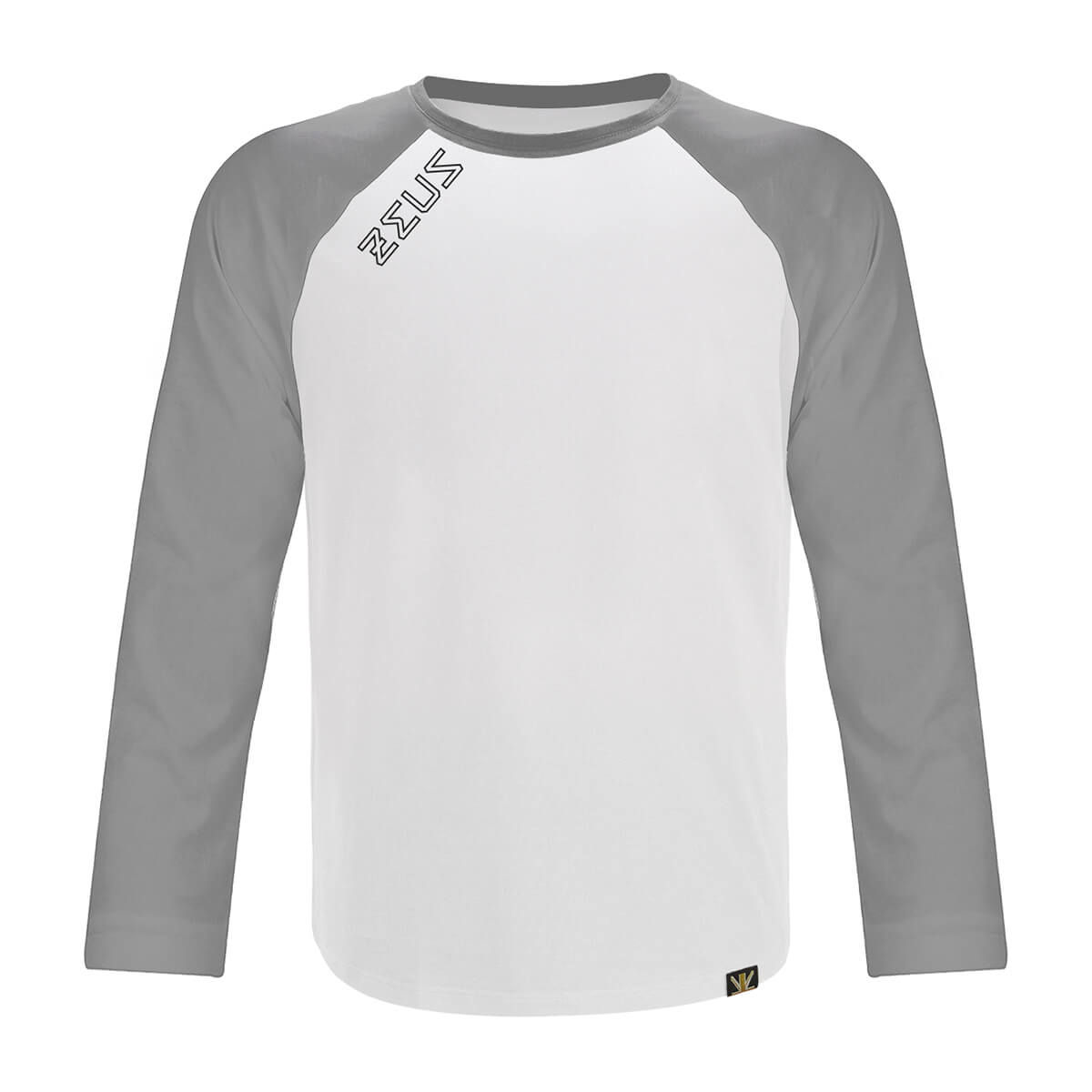 zeus apparel raglan grey front zeus apparel raglan grey front
