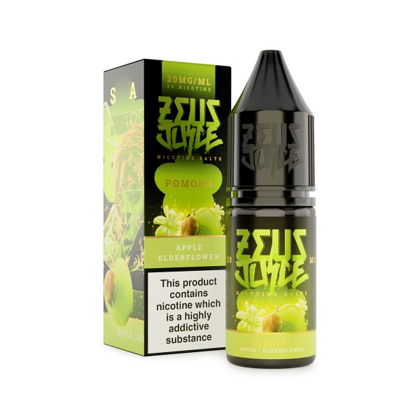 pomona zeus juice 20mg 10ml nicotine salts white