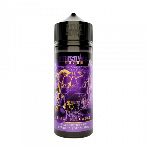 black reloaded zeus juice 5050 100mlsf white