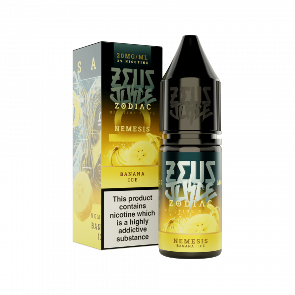 nemesis zeus juice zodiac 20mg 10ml nicotine salts white