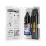 20mg blueberry sour razz bar liq grab and go vape kit open white Web