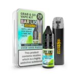 20mg minty menthol bar liq grab and go vape kit white Web
