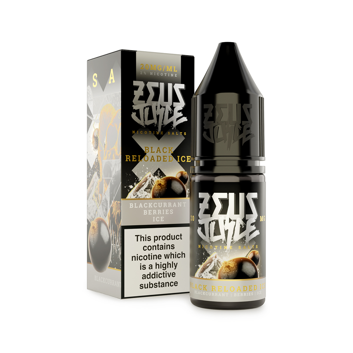 black reloaded ice zeus juice 20mg 10ml salts new white black reloaded ice zeus juice 20mg 10ml salts new white