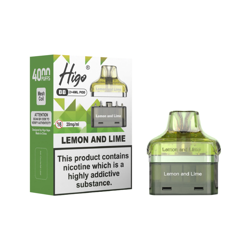 higo bb 4000 pods lemon lime higo bb 4000 pods lemon lime