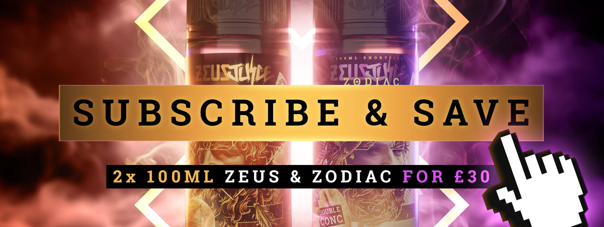 sub and save zeus zodiac banner